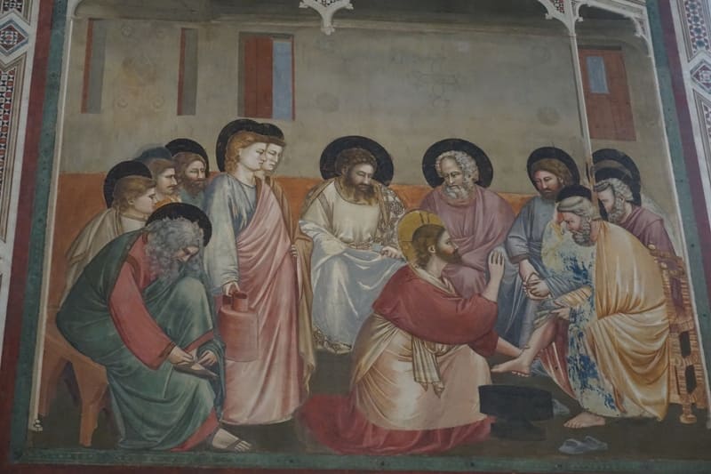 Fußwaschung durch Jesus