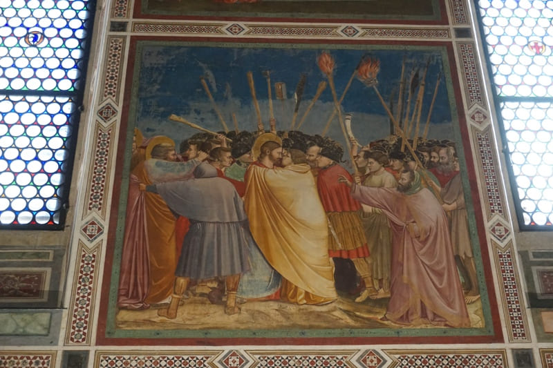 Judaskuss gemalt von Giotto