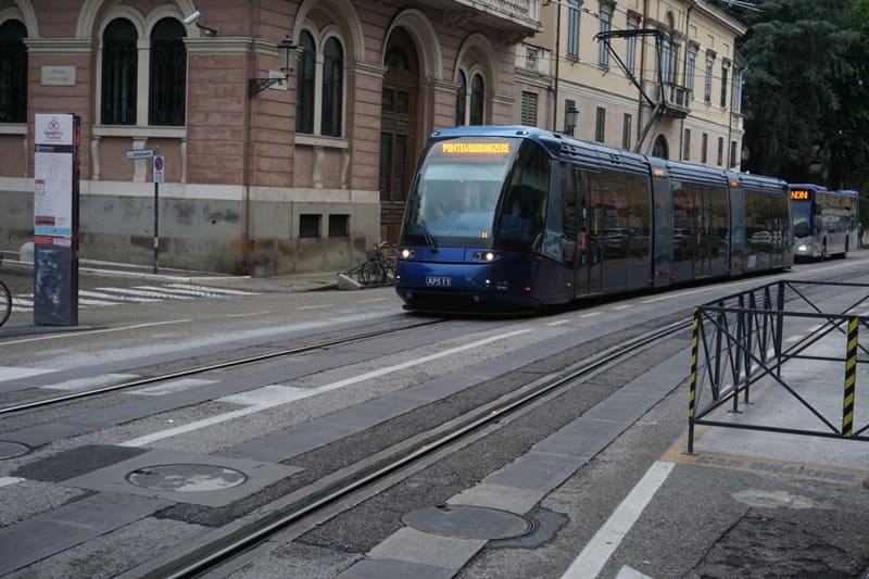 Die Tram in Padua - es gibt nur eine Linie